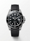 WatchVerse Green Submariner-style black dial watch