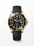 WatchVerse Green Submariner-style black dial watch