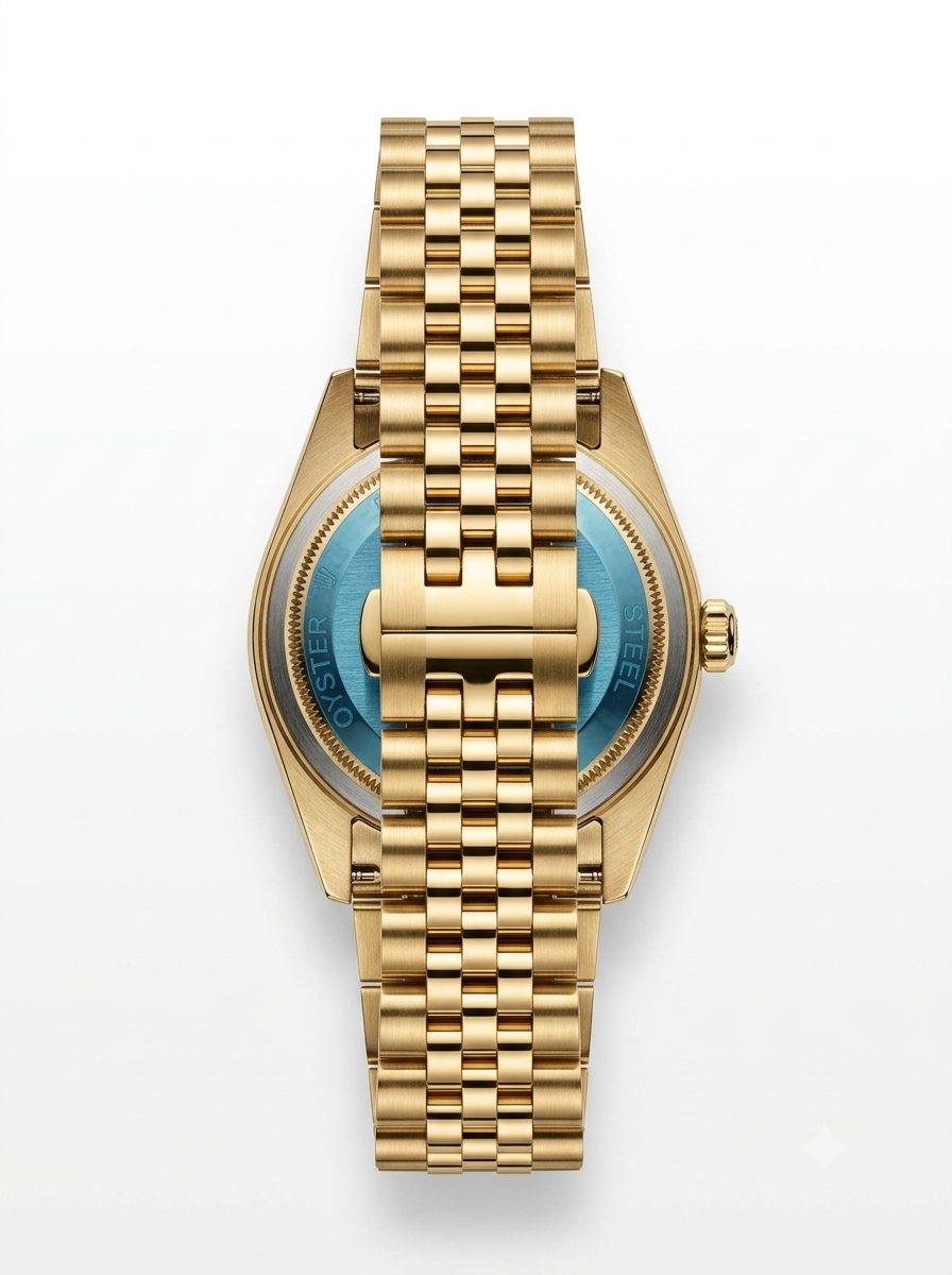 ROLEX GOLD LAND-DWELLER ARABIC DIAL OYSTER PERPETUAL