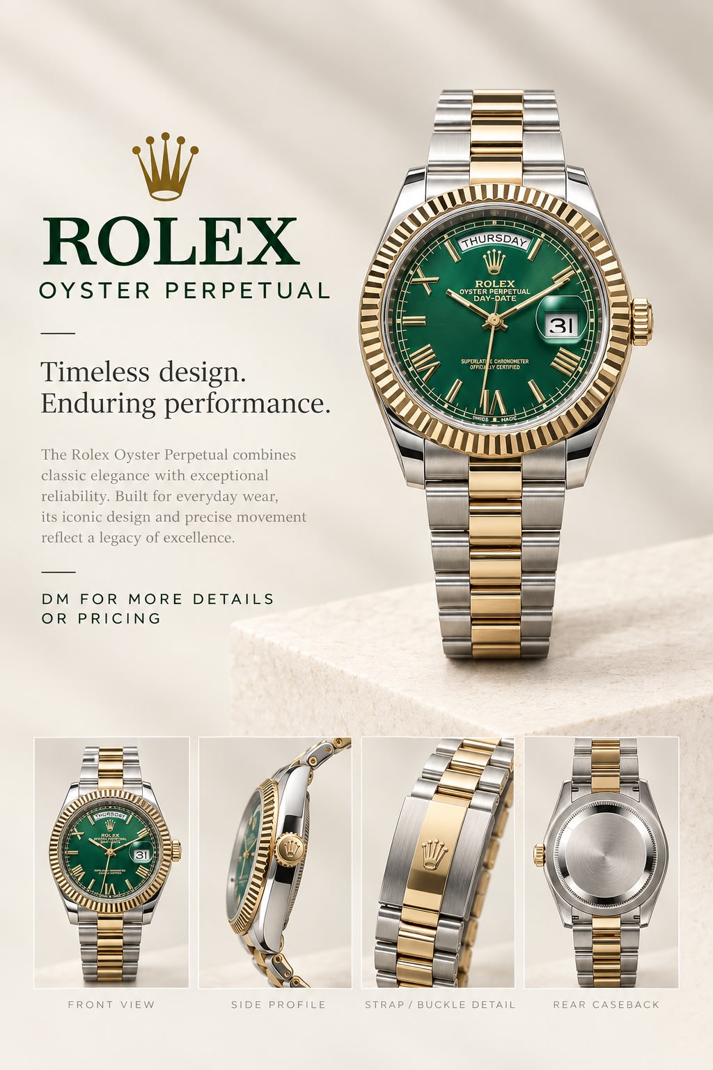 Rolex Day-Date 40 OYSTER PERPETUAL DUAL TONE