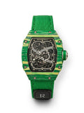 Richard Mille 67-02 Green and Gold Skeleton Style Watch